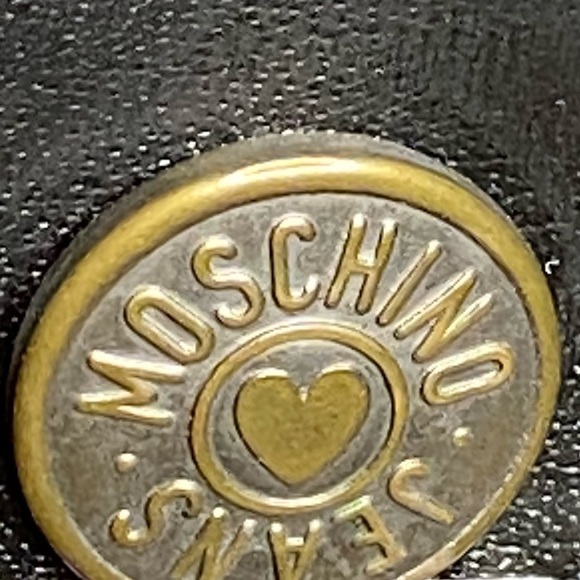 Vintage 90’s: Moschino Jeans ☻ Vegan Leather Mini Zip Dress ☻ Black ☻ Fits 4 6 8 - Picture 12 of 16